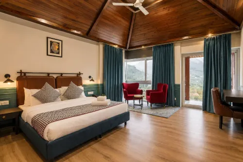 The Voyage Resort, Manali - Mountain view
