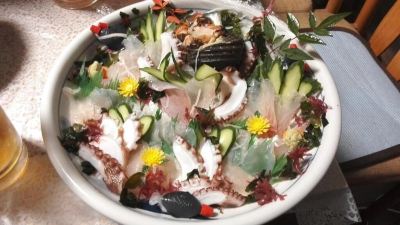 料理 北条水軍ユースホステルの写真