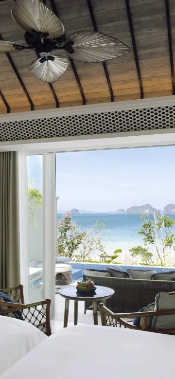 ห้องพรีเมียมโอเชียนพูลสวีทเตียงแฝด