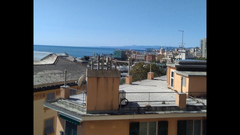 Spacious Apartment with Sea View Terrace in Genoa Pegli
