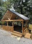 Griffen Mill Properties Cabin #8 by Waterfall in Salem Al  with WiFi, AC