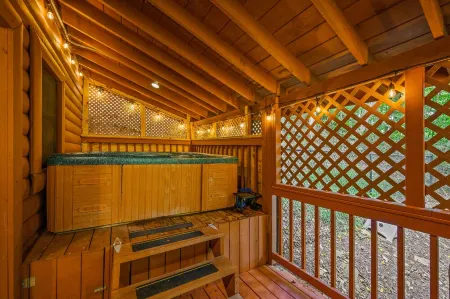 SummerTime is Here! Secluded Log Cabin-New Hot Tub-Wrap Around Porch Отели рядом с достопримечательностью «Sims Point»