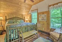 Falls View Cabin at Dennis Mill on designated trout stream.