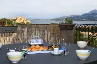 villa terrace pool sauna spa Hotels in Calvi