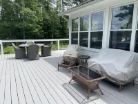 Webster Lake Farmhouse with private lake access