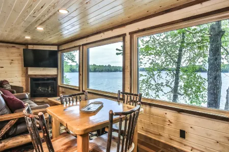 Cozy Lakefront Escape with Private Deck and Dock - Charming Retreat