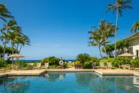 Swimming Pool and Tennis Courts - Stunning Oceanfront Haven Hotels in Poipu