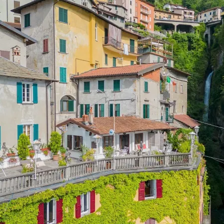 Terrace on Orrido di Nesso by Rent All Como