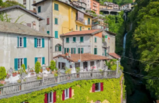 Terrace on Orrido di Nesso Waterfall by Rent All Como