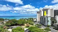 Ocean View Queen Studio with Balcony at the Waikiki Grand Hotel® 309