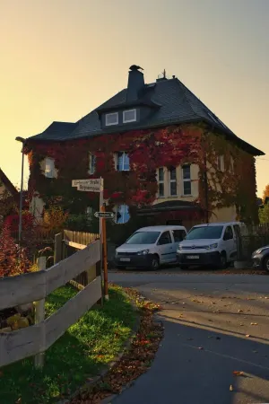 Sustainable, vegan-friendly accommodation at mining nature trail in Schneeberg