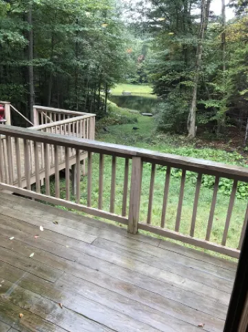 Becket Contemporary Cottage in the Woods Overlooking a Private Spring Fed Pond