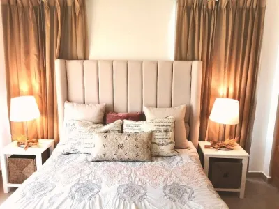 Beautiful apartment with private beach