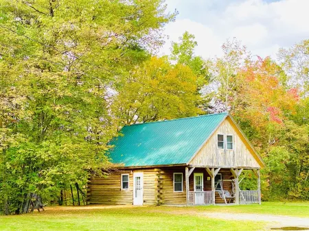 The Bear Lodge Cabin - A rustic retreat on the Ammonoosuc River Отели в г. Карролл
