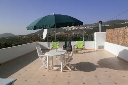 Quiet cottage in the middle of an orchard