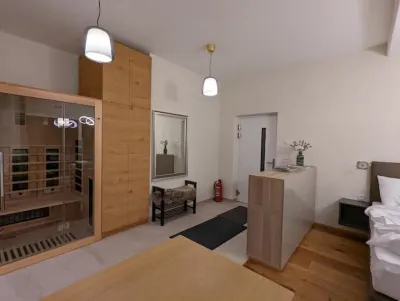 Luxurious vacation apartment with infrared cabin
