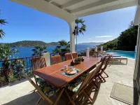 Stunning Estate on almost 2 acres with down island views of St John and the BVI Hotels in Frydendal