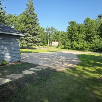 Big Pine Lakefront Retreat with Private Beach, Dock, Fire Pit & Sunset Views