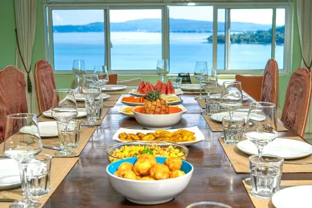 Fully Staffed, private pool, breakfast included, ocean view villa for groups!