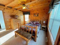 Log Cabin style lake house on Sea Lion Lake Hotels in Florence County