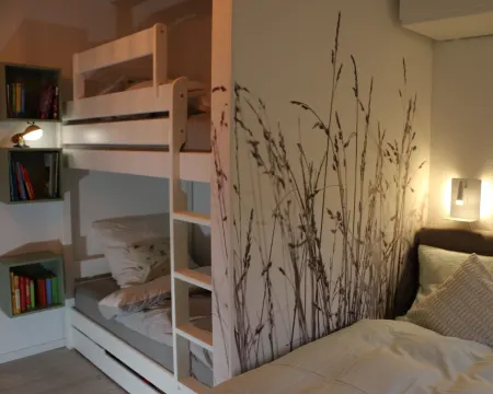 Fewo-BergSeeOase with fireplace, at the Hillebachsee and Hochheide