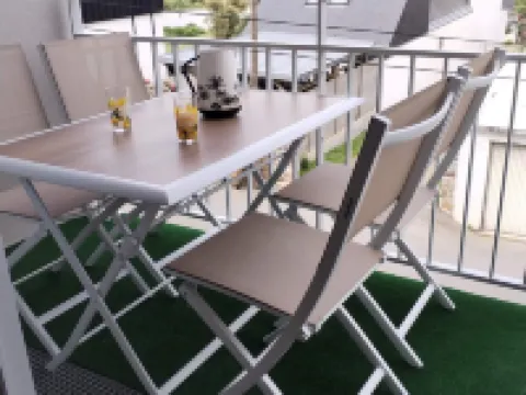 NEW, STYLISH APARTMENT WITH BALCONY AND SMALL SEA VIEW Hotels in Pleneuf-Val-Andre