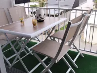 NEW, STYLISH APARTMENT WITH BALCONY AND SMALL SEA VIEW