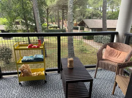 Lacanau apartment rental in the heart of the fully renovated golf course