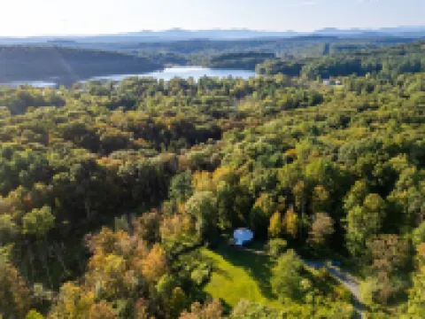 Totally secluded Yurt surrounded by waterfalls, brooks, cliffs and forest