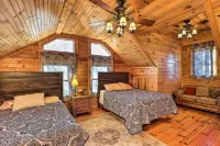 布賴森城小屋帶私人熱水浴缸和遊戲室 - 寵物友善