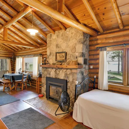 On All-sports Lake! Lewiston Cabin w/ Boat Dock