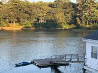Large beautiful ocean front studio with private dock