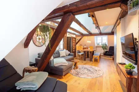 Familienparadies Nahe Legoland mit Galerie und Höchster Dachterrasse der Stadt Отели в г. Диллинген-ан-дер-Донау