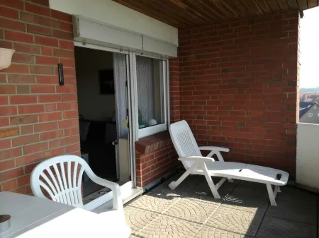 Our cozy apartment in the apartment house Norderney is about 40 square meters. Отели в г. Дорнум