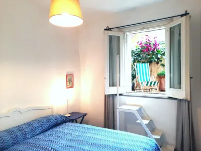 Near the sea and towns of art  apart. with terrace in lovely hilltop village