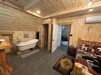 Rosie's Cabin is an authentic log cabin located just 10 minutes from Charleston.