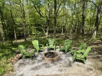 Private Cabin Overlooking Hocking Hills Hotels in Good Hope Township