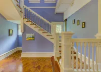 Victorian home with four bedrooms and four and one half bathrooms.