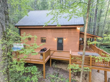 Cozy Cohutta Cabin - Creek Front Mountain Cabin -  Located in Cohutta Wilderness