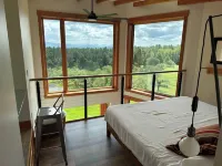 Enjoy whatever winter throws at you while you relax in the hot tub with a view!