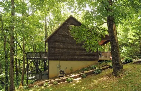 COOL COTTAGE AT 4800 FT  SLEEPS 8. GOOGLE MAP IS NOT CORRECT 10 MILES TO B ROCK Отели в г. Blowing Rock