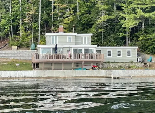 Lake house w/ deck overlooking Mousam Lake Hotels in Acton