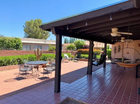 This Southwestern Retreat has room for your family and friends to gather!