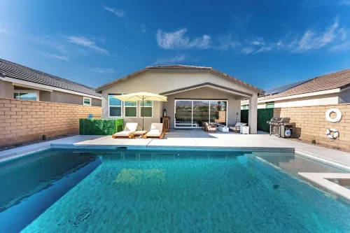 Serene Poolside Retreat, Sunset View & Patio Life