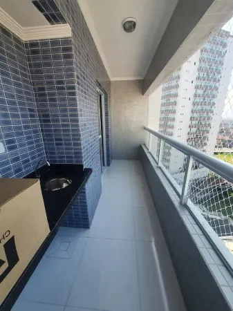 Apto Com Vista Mar e Sacada Gourmet