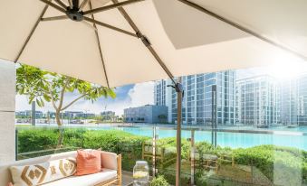 Lux the District One Lagoon View Suite