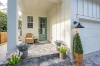 BRAND NEW 4-bedroom, 2 primary suites, heated pool, steps to the beach and river