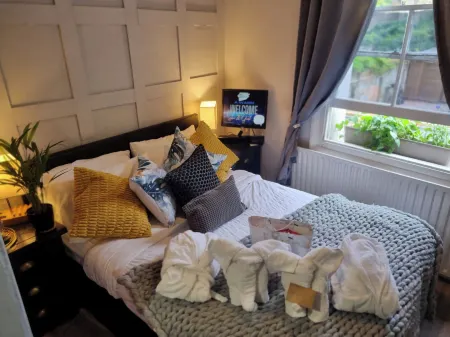 Studio at 113b - Cosy 1-Bed Studio, Hampton, free parking & Wi-Fi Отели рядом с достопримечательностью «Парк Буши»