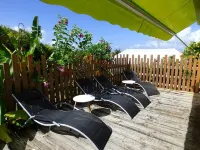 Nice quiet 2 bedroom kaz, 6 mn from Saint François and its beaches