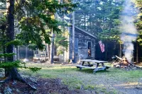 Secluded And Rustic Island Cabin On The Bold And Rocky Penobscot Bay Coast...